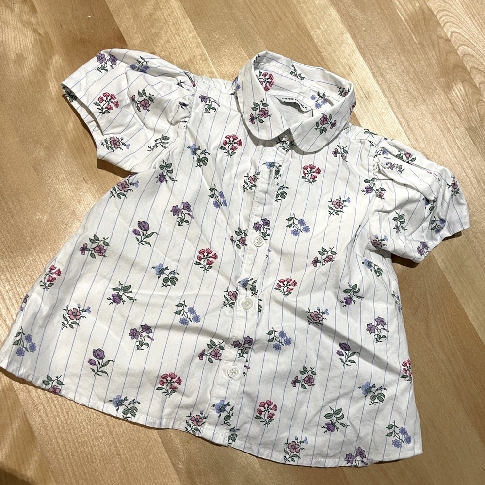 Janie and Jack puff shirt 2T